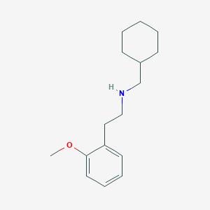 molecular formula C16H25NO B271580 N-(cyclohexylmethyl)-2-(2-methoxyphenyl)ethanamine 