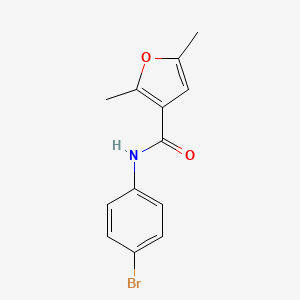 molecular formula C13H12BrNO2 B2715814 N-(4-bromophenyl)-2,5-dimethylfuran-3-carboxamide CAS No. 56776-59-1