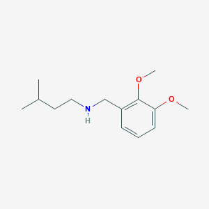 molecular formula C14H23NO2 B271582 N-(2,3-dimethoxybenzyl)-N-isopentylamine 