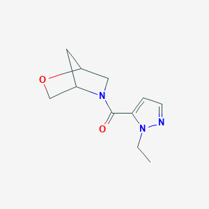 2-oxa-5-azabicyclo[2.2.1]heptan-5-yl(1-ethyl-1H-pyrazol-5-yl)methanone