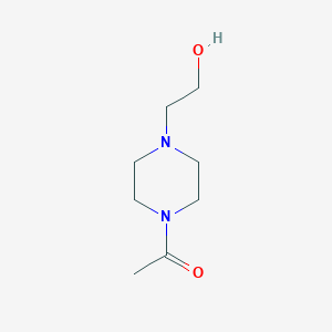 molecular formula C8H16N2O2 B2715872 1-[4-(2-hydroxyethyl)-1-piperazinyl]Ethanone CAS No. 83502-55-0
