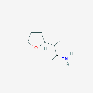 molecular formula C8H17NO B2715878 (2R)-3-(Oxolan-2-yl)butan-2-amine CAS No. 2248214-93-7