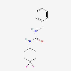 molecular formula C14H18F2N2O B2715908 1-Benzyl-3-(4,4-difluorocyclohexyl)urea CAS No. 1854570-37-8