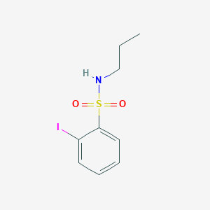 molecular formula C9H12INO2S B2715922 2-Iodo-n-propylbenzenesulfonamide CAS No. 271796-57-7