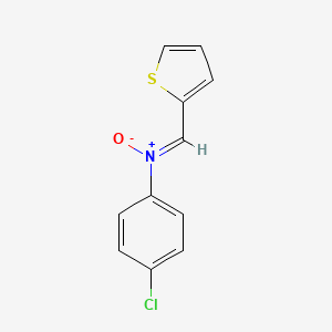 (Z)-4-chloro-N-(thiophen-2-ylmethylene)aniline oxide