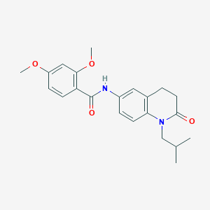 N-(1-isobutyl-2-oxo-1,2,3,4-tetrahydroquinolin-6-yl)-2,4-dimethoxybenzamide