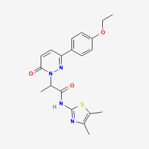 N-(4,5-dimethylthiazol-2-yl)-2-(3-(4-ethoxyphenyl)-6-oxopyridazin-1(6H)-yl)propanamide