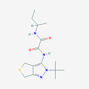 N1-(sec-butyl)-N2-(2-(tert-butyl)-4,6-dihydro-2H-thieno[3,4-c]pyrazol-3-yl)oxalamide