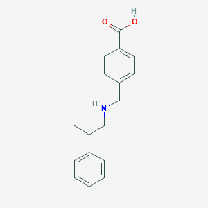 4-{[(2-Phenylpropyl)amino]methyl}benzoic acid