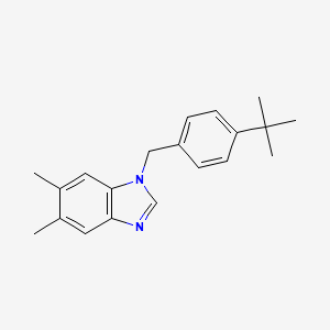 1-(4-tert-butylbenzyl)-5,6-dimethyl-1H-benzimidazole