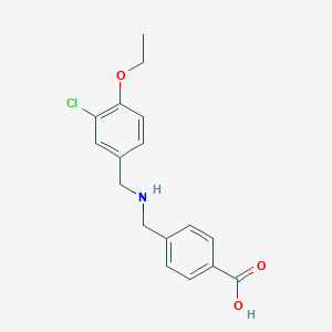 4-{[(3-Chloro-4-ethoxybenzyl)amino]methyl}benzoic acid