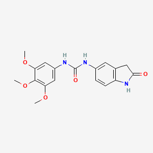 1-(2-Oxoindolin-5-yl)-3-(3,4,5-trimethoxyphenyl)urea