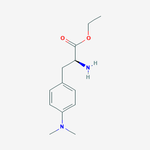 Ethyl (2S)-2-amino-3-[4-(dimethylamino)phenyl]propanoate