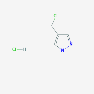 1-tert-butyl-4-(chloromethyl)-1H-pyrazole hydrochloride