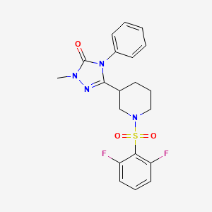 3-(1-((2,6-difluorophenyl)sulfonyl)piperidin-3-yl)-1-methyl-4-phenyl-1H-1,2,4-triazol-5(4H)-one