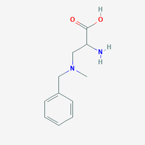 molecular formula C11H16N2O2 B2716188 2-Amino-3-[benzyl(methyl)amino]propanoic acid CAS No. 202979-87-1