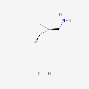 [(1R,2R)-2-ethylcyclopropyl]methanamine hydrochloride