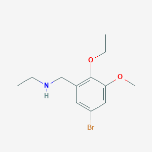 N-(5-bromo-2-ethoxy-3-methoxybenzyl)-N-ethylamine