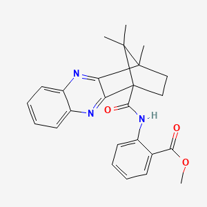 methyl 2-((1R,4S)-4,11,11-trimethyl-1,2,3,4-tetrahydro-1,4-methanophenazine-1-carboxamido)benzoate