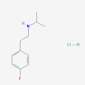 N-[2-(4-Fluorophenyl)ethyl]propan-2-amine;hydrochloride