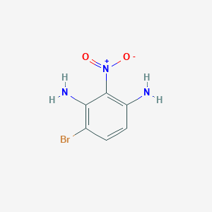 4-Bromo-2-nitrobenzene-1,3-diamine