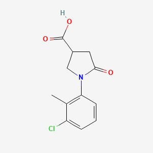 1-(3-Chloro-2-methylphenyl)-5-oxopyrrolidine-3-carboxylic acid