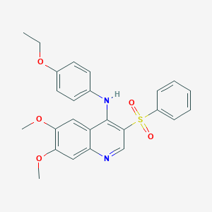 N-(4-ethoxyphenyl)-6,7-dimethoxy-3-(phenylsulfonyl)quinolin-4-amine