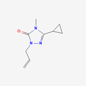 3-cyclopropyl-4-methyl-1-(prop-2-en-1-yl)-4,5-dihydro-1H-1,2,4-triazol-5-one