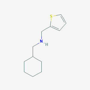 molecular formula C12H19NS B271631 1-cyclohexyl-N-(thiophen-2-ylmethyl)methanamine 