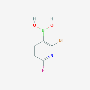 2-Bromo-6-fluoropyridin-3-ylboronic acid