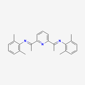 molecular formula C25H27N3 B2716335 2,6-双[1-[(2,6-二甲基苯基)亚胺]乙基]吡啶 CAS No. 204203-16-7