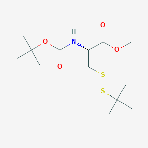molecular formula C13H25NO4S2 B2716346 Boc-Cys(stbu)-OMe CAS No. 109345-33-7