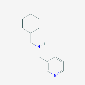 molecular formula C13H20N2 B271635 1-cyclohexyl-N-(pyridin-3-ylmethyl)methanamine 