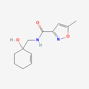 N-[(1-hydroxycyclohex-2-en-1-yl)methyl]-5-methyl-1,2-oxazole-3-carboxamide