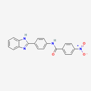 N-[4-(1H-benzimidazol-2-yl)phenyl]-4-nitrobenzamide