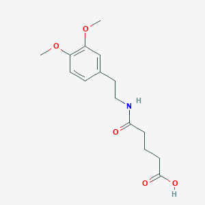 molecular formula C15H21NO5 B2716382 4-[2-(3,4-Dimethoxy-phenyl)-ethylcarbamoyl]-butyric acid CAS No. 4926-13-0