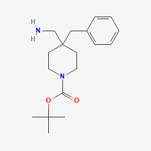 tert-Butyl 4-(aminomethyl)-4-benzylpiperidine-1-carboxylate