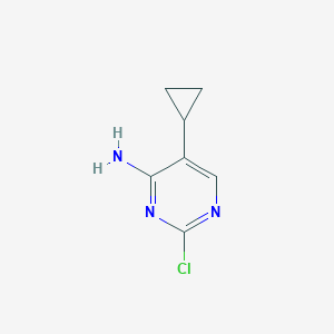 2-Chloro-5-cyclopropylpyrimidin-4-amine