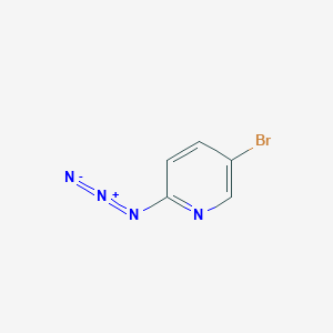 molecular formula C5H3BrN4 B2716442 2-Azido-5-bromopyridine CAS No. 242815-96-9