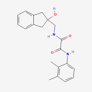 molecular formula C20H22N2O3 B2716471 N1-(2,3-dimethylphenyl)-N2-((2-hydroxy-2,3-dihydro-1H-inden-2-yl)methyl)oxalamide CAS No. 2034408-85-8