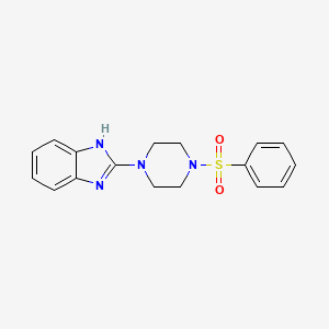 2-(4-(phenylsulfonyl)piperazin-1-yl)-1H-benzo[d]imidazole