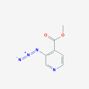 molecular formula C7H6N4O2 B2716498 3-Azidopyridine-4-carboxylic acid methyl ester CAS No. 847143-59-3