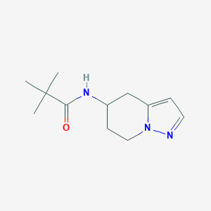 molecular formula C12H19N3O B2716519 N-(4,5,6,7-tetrahydropyrazolo[1,5-a]pyridin-5-yl)pivalamide CAS No. 2034404-28-7