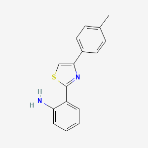 2-[4-(4-Methylphenyl)-1,3-thiazol-2-yl]aniline