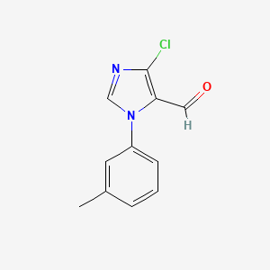 5-Chloro-3-(3-methylphenyl)imidazole-4-carbaldehyde