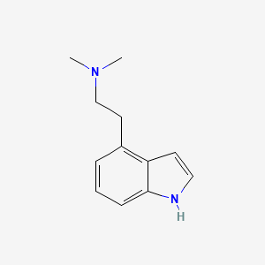 molecular formula C12H16N2 B2716551 1H-Indole-4-ethanamine, N,N-dimethyl- CAS No. 84401-01-4