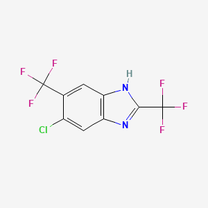5-chloro-2,6-bis(trifluoromethyl)-1H-1,3-benzodiazole