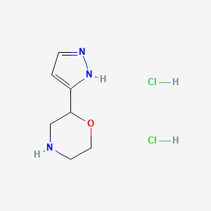 2-(1H-Pyrazol-3-yl)morpholine dihydrochloride