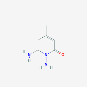 molecular formula C6H9N3O B2716601 1,6-diamino-4-methylpyridin-2(1H)-one CAS No. 848658-71-9