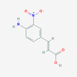 molecular formula C9H8N2O4 B2716631 4-氨基-3-硝基肉桂酸 CAS No. 51794-06-0